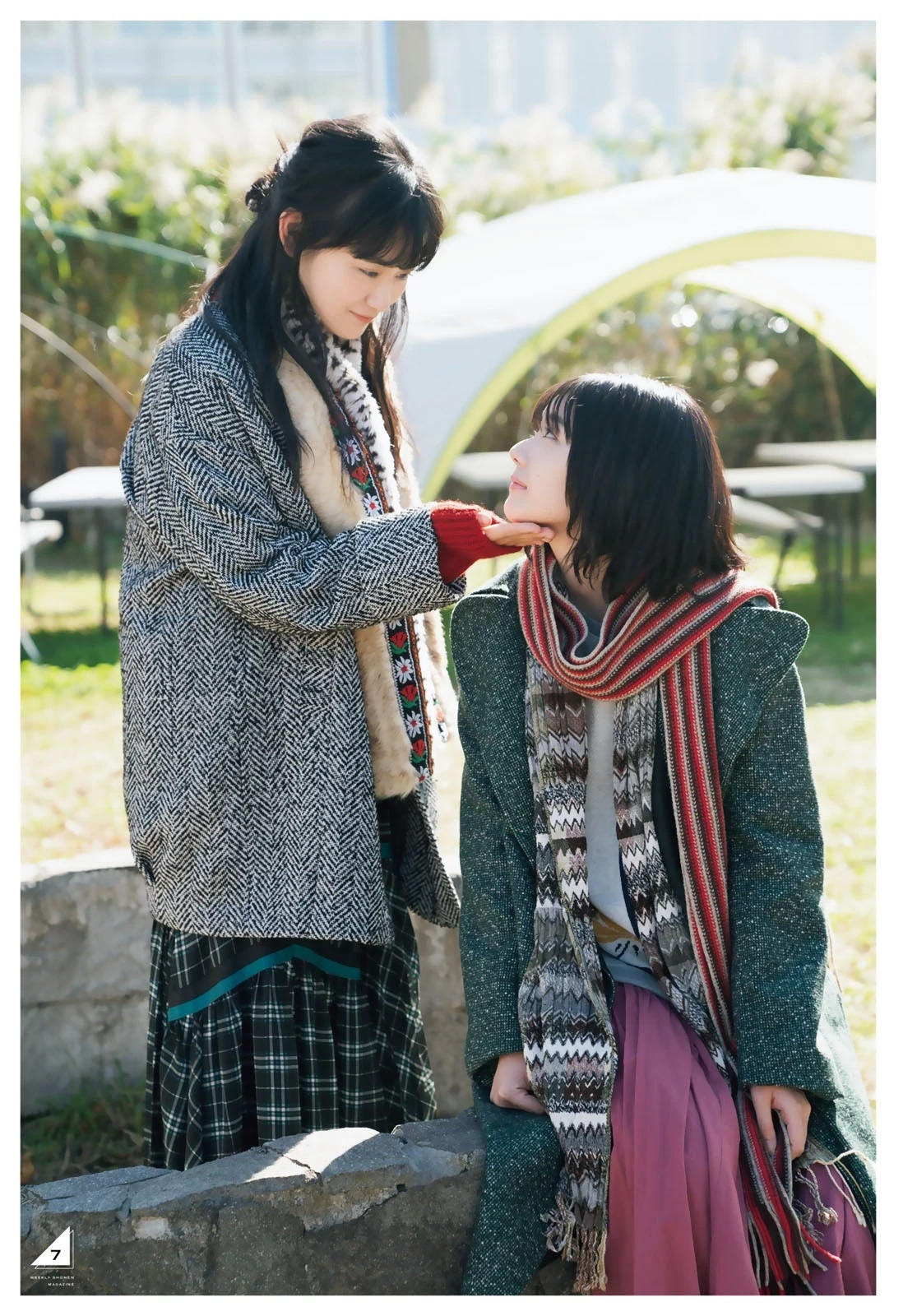  樱坂46 藤吉夏铃、山﨑天 週刊少年杂誌特辑 第11张