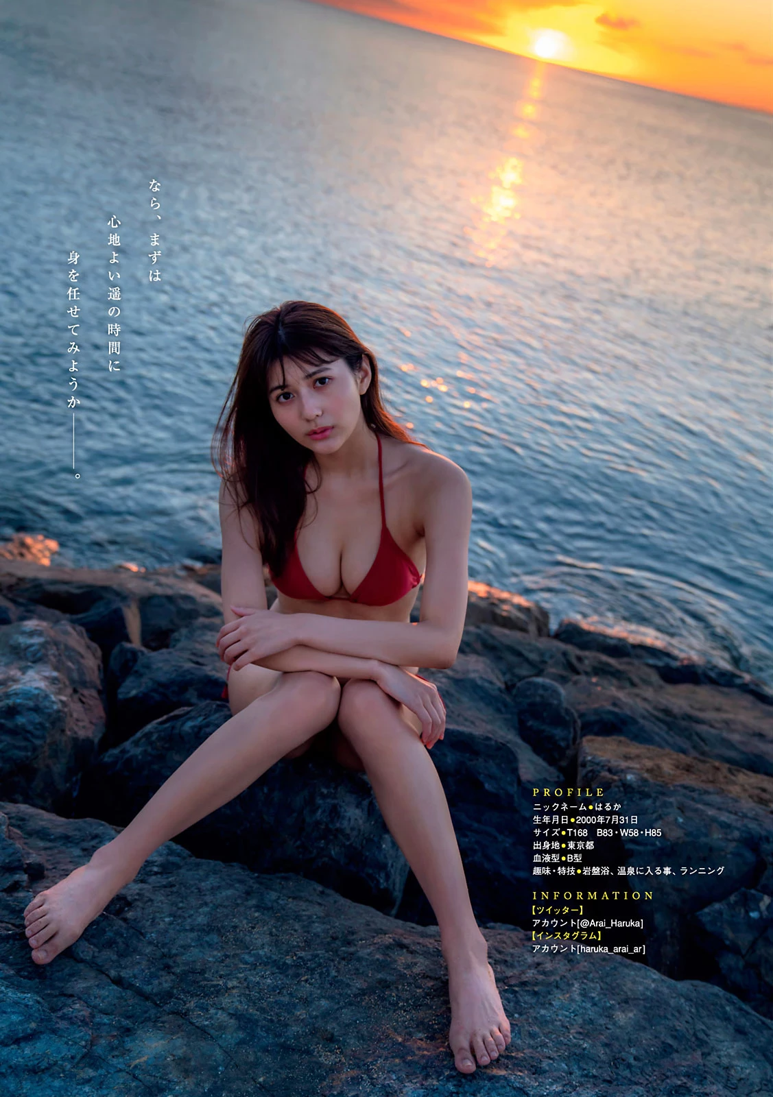  新井遥 阳光灿笑让人想恋爱 比基尼秀雪乳 第7张